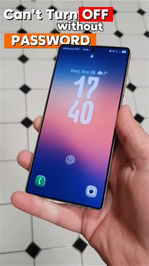 Can't Turn Off Without Password 🤯