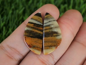Landscape Stripe Java Jasper Gemstone: Indonesia Jasper Agate (28mm) - Etsy Canada