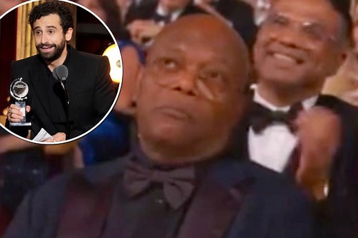 Samuel L. Jackson goes viral for his reaction after losing Tony award