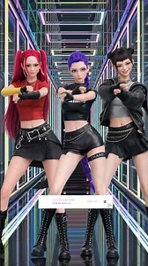 Rumi, Zoey & Mira | Midnight Neon Drive | K Pop Demon Hunters | PDCNT Studio
