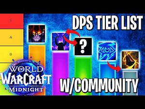 HIGHEST DPS SPECS RANKED BY COMMUNITY! WoW Midnight DPS Tier List (NEW META)