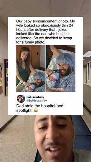 Dad somehow became the main character