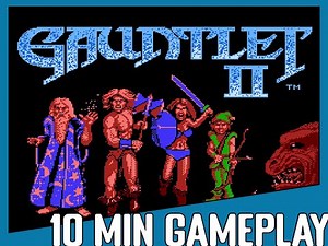 10 Minute Gameplay: Gauntlet II (1990) NES