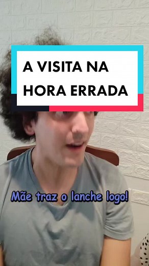 Visita em hora errada da nisso 😂 #mãe #visita #fy