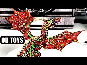 CUSTOM MATTEL HYBRID DRAGON SUCHOMIMUS | GLOW IN THE DARK | OB TOYS JURASSIC WORLD TOY DINOSAUR