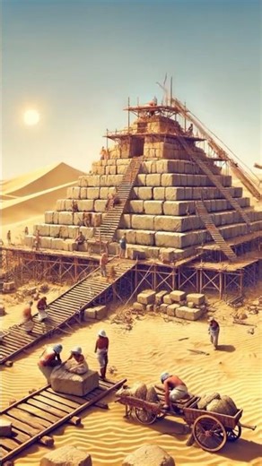 Secrets of Pyramid Construction 🏺#shortvideo #facts