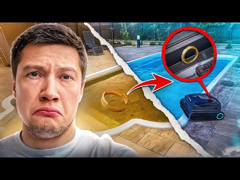 Lost ring in a dirty pool? Watch the Aiper Scuba X1 save the day! | Robotic pool cleaner demo