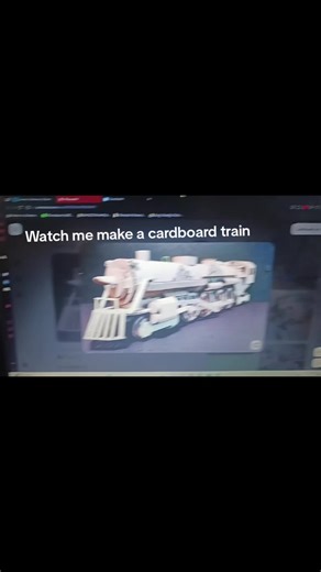 Creando un tren de cartón: ¡Mira mi primer intento!