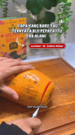 Rara Humaira on Instagram: "Save and Share✅ penelitian dan jurnalnya : berjudul Procedia Chemistry, biji pepaya dapat menjadi KB alami | https://www.sciencedirect.com/science/article/pii/S1876619615002831 Siapa yang baru tau juga nih ? 😆 Hayoo mulai skrg makan pepaya sak bijinya ya, tapi untuk yang mau promil ga boleh. Karna bisa menghambat kehamilan. #kbalami #kbalamijsr #bijipepaya #manfaatbijipepaya #drzaidulakbar"