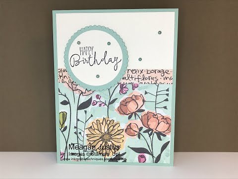 Fast Easy Birthday Card Using Scrapbook Paper