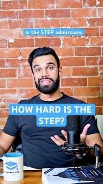 HOW DIFFICULT IS THE STEP ADMISSIONS TEST? #step #cambridge #cambridgeuniversity #cambridgemaths