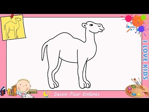 Comment dessiner un chameau FACILEMENT etape par etape pour ENFANTS 1