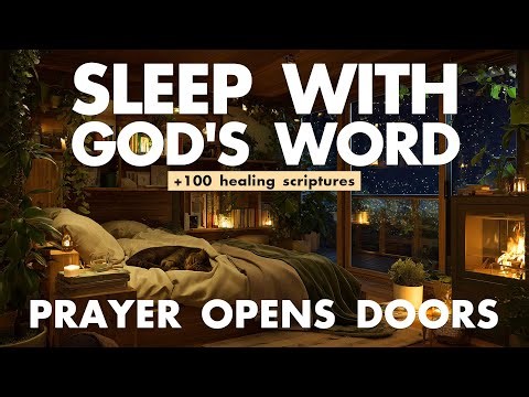 God softens the night through Bible scriptures. Peaceful scriptures and Healing bible verses calm.