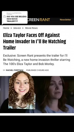 Exciting News on Eliza Taylor and Bob Morley's New Thriller Movie