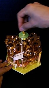 1.2M views · 24K reactions | 3D printed Marble Machine Printer: Bambu Lab A1 Filament: ePLA Silk Rainbow by ESUN 3D Printing STL file: Makerworld, Apex - Marble Machine #3dprinting #shorts #reels #satisfying #asmr #timelapse | Gcodelab | Facebook