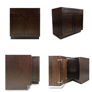 [Hot Item] High Customized and Premiun Quality Chocolate Brown Kitchen Base Cabinets