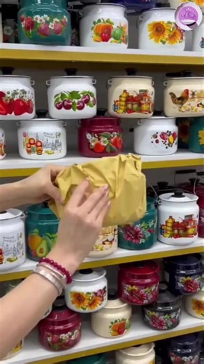 Beautiful crockery items Enamel cookware #viralcrockery#viralvideo #kitchenwaer#trending