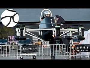 FLYING "CARS" at CES 2023! The Ryse Recon Piloted Drone Takes to the Skies in Las Vegas!