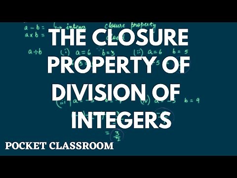 The Closure Property Of Division of Integers || Grade 7