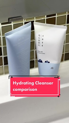 Hydrating Cleanser Comparison: Abib vs. Round Lab