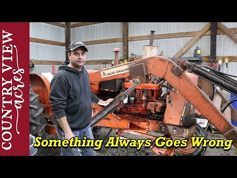 Working on old Tractors never goes well