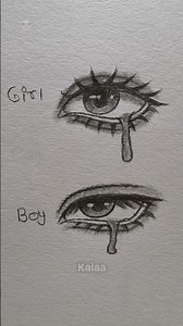 Drawing crying eyes #art #fyp #tutorial #eyes #howtodraw #drawing #shorts