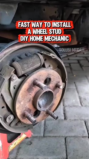 Quick Wheel Stud Installation Without A Press