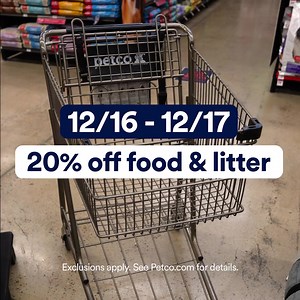 Weekend only sale on dogs' & cats' favorite food and litter, from Fancy Feast and Tidy Cats to Purina ONE, Pedigree and more. | Petco