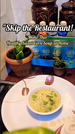 🌽 Healthy Sweet Corn Soup in Just 10 Minutes! 🍲