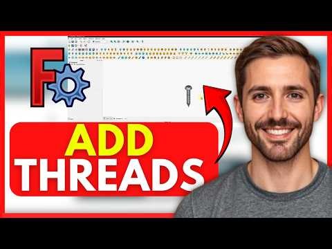 How To Add Threads In FreeCAD (EASY) 2026