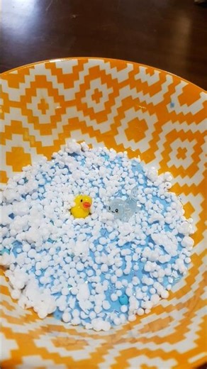 Rubber Ducky Slime. #slime #asmr #muppets #theme #random #fun #homemade