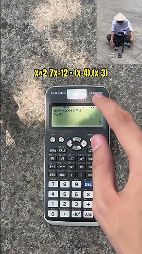 Factoring Polynomials on Casio Calculator #education #studytips #studywithme #study #student