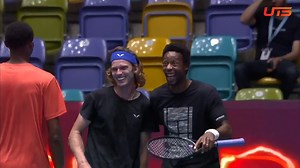 136K views · 2.5K reactions | Franchement, ce genre de contenu à l'UTS Tour est top. C'est cool de voir des pros faire des jeux que tu peux faire en club.  UTS Tour | Tennis Legend | Facebook