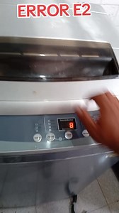 Mi lavadora haier tiene el error E2 solución | Victorrepara Padron