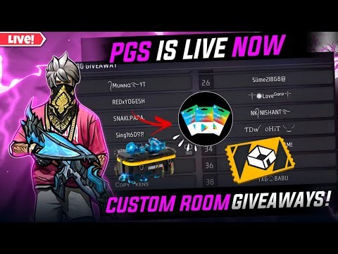 FREE FIRE LIVE GIVEAWAY CUSTOM ROOM FF LIVE DIAMOND OR REDEEM CODE GIVEAWAY #giveaway#livestream