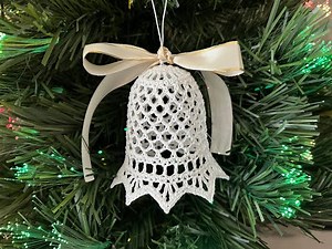 How to Crochet a Bell Ornament for a Christmas Tree - Tutorial #5