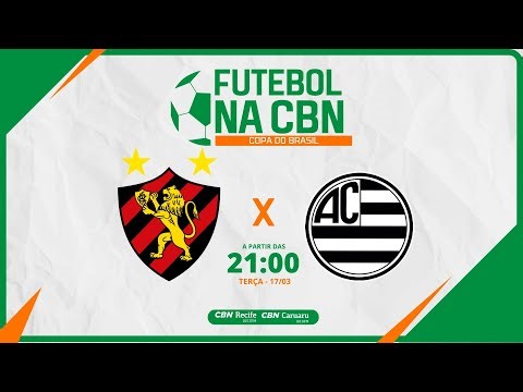 SPORT 1 X 3 ATHLETIC AO VIVO - COPA DO BRASIL 2026 | FUTEBOL GLOBO CBN