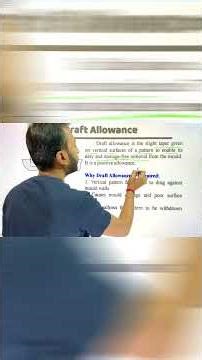 Pattern Allowances Explained in 60 Seconds | Casting Basics