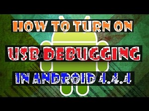 How to Turn on USB Debugging In Android 4.4.4