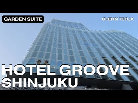 [4K] Garden Suite at the Newest Hotel in Shinjuku, Tokyo (Hotel Groove PARKROYAL)