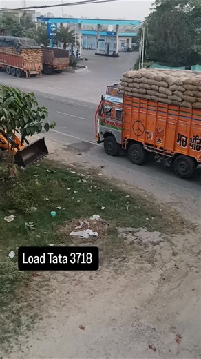 Load Tata 3718 Truck 🚛 #newreel #viral #orignalaudio #follow #watchtillend #tata3718 | Batth Singh
