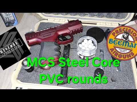 MCS Steel Core PVC Rounds using the Beeman BP50