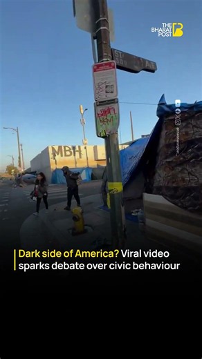 Dark side of America? Viral video sparks debate over civic behaviour | The Bharat Post