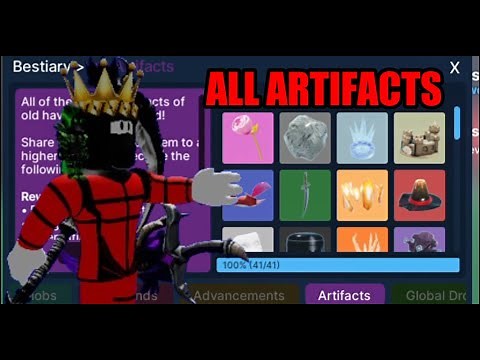 ALL ARTIFACT LOCATIONS IN INFINITY RPG [ROBLOX]