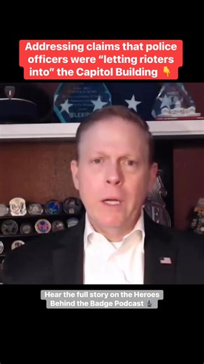 This clip pushes back on the claim that Capitol police officers were “letting rioters into” the House Chambers or giving rioters a "tour" of the Capitol Building. The fuller context is different: Officers had been in contact with Jacob Chansley, and he offered to help clear people out of the Chambers as a De facto 'leader' of the mob. In the middle of the chaos, officers took any option that they could to try and control the crowd and protect lives. Watch the clip, then listen to the full episod