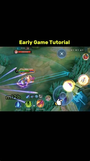 Gusion Early Game Tutorial Mobile Legends #ml2b #gusion #mobilelegends