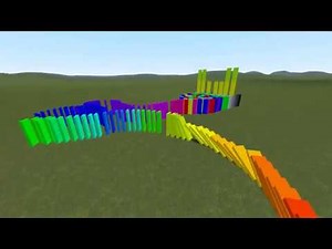Garry's Mod GIANT Dominoes! (Kills my computer)