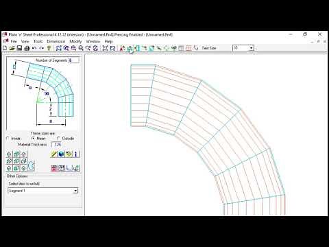 Getting Started with Plate 'n' Sheet - flattening a sheet metal elbow