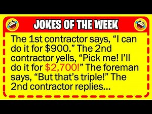 🤣 BEST JOKES OF THE WEEK! - Three contractors are at a construction site to... | Funny Jokes