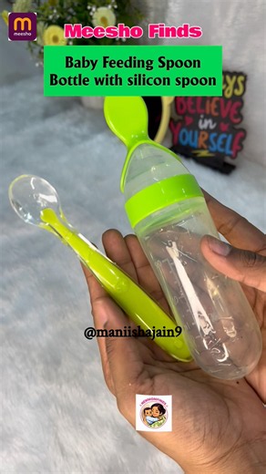 8 Month Baby Feeding Hack ❤️ | Silicone Feeding Spoon Bottle Review | Baby Feeding Essentials 2026